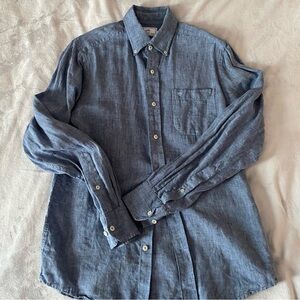 Southern Tide men’s linen shirt long sleeve